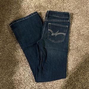 girl’s wrangler boot cut jeans